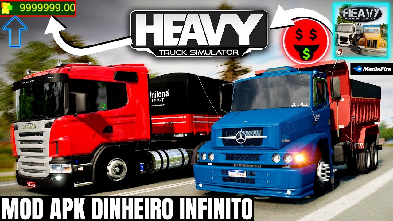 Heavy Truck Simulator mod apk (Dinheiro) download para android