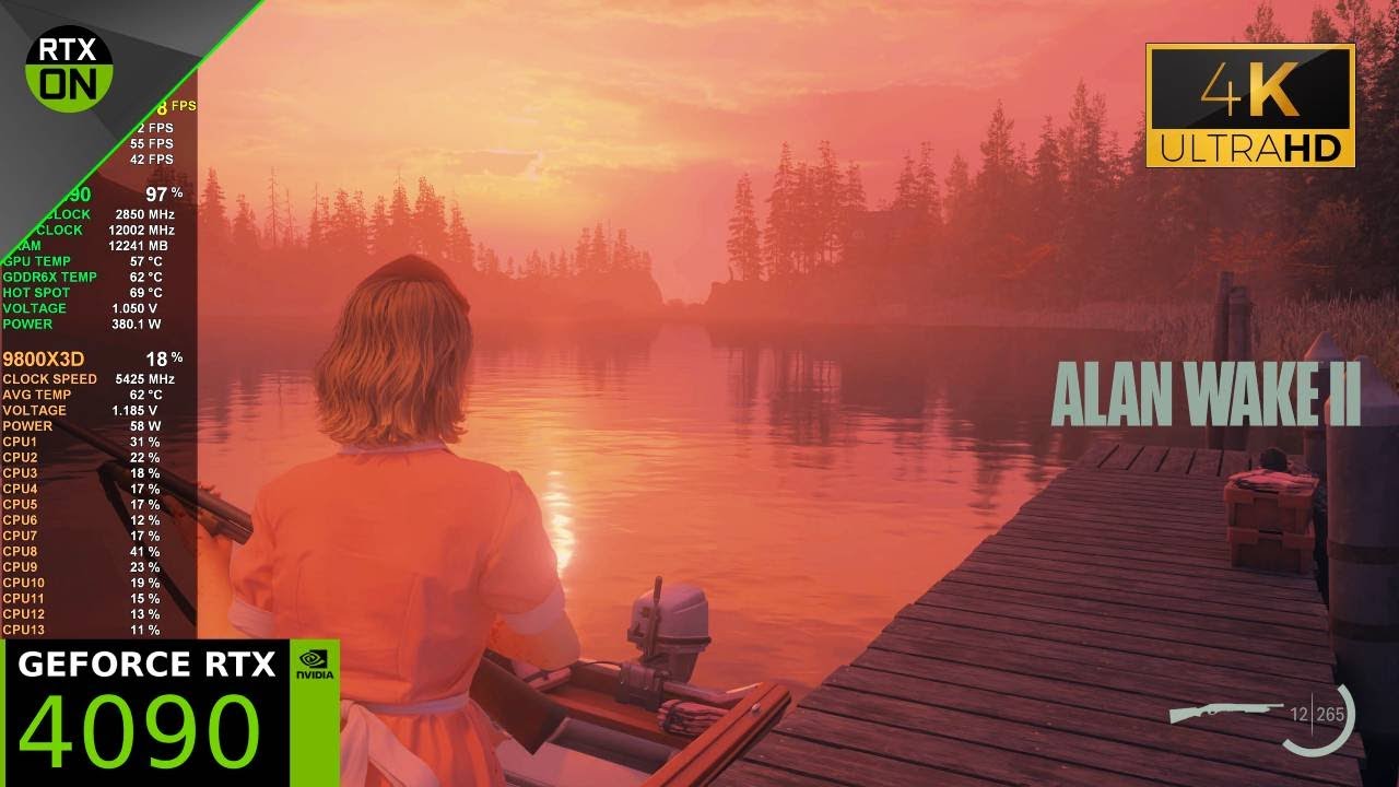 Alan Wake 2 PC Gameplay | RTX 4090 [4K] DLSS 4 Path Tracing ON | Ryzen ...