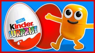 100 Киндер Сюрпризов. Живая Капсула. Мультик. Kinder Surprise.