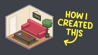 How I Created This Pixelart Livingroom