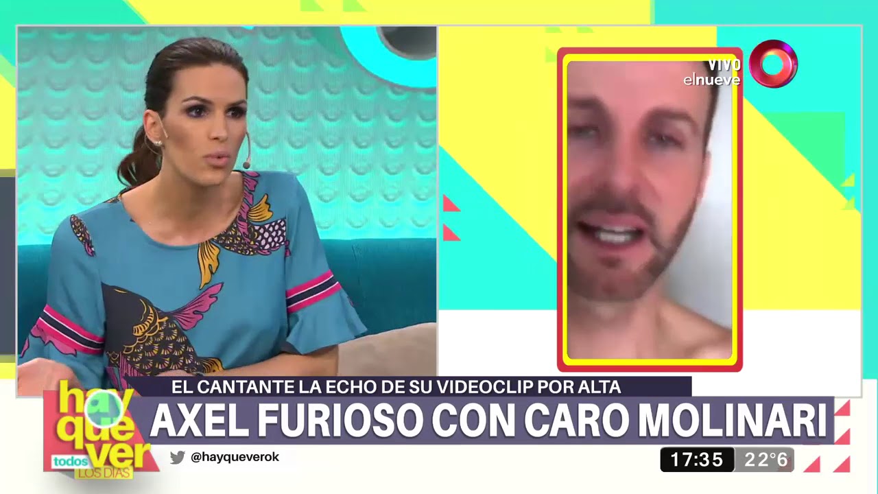 En exclusiva, la respuesta de Axel sobre Caro Molinari