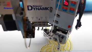 Quilting Embroidery with Sequin Device and Coiling Device