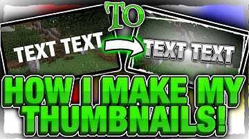 HOW I MAKE MY THUMBNAILS - PS TOUCH TUTORIAL