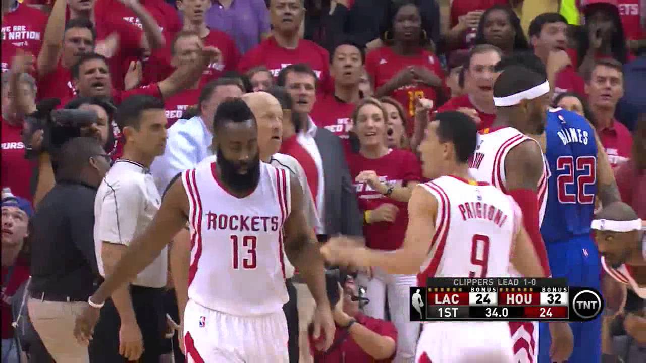 NBA, playoff 2015, Rockets vs. Clippers, Round 2, Game 2, Move 19, Matt ...