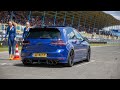 480HP Stage 3 Volkswagen Golf 7 R with Custom Exhaust - Launch Controls, Revs & Accelerations