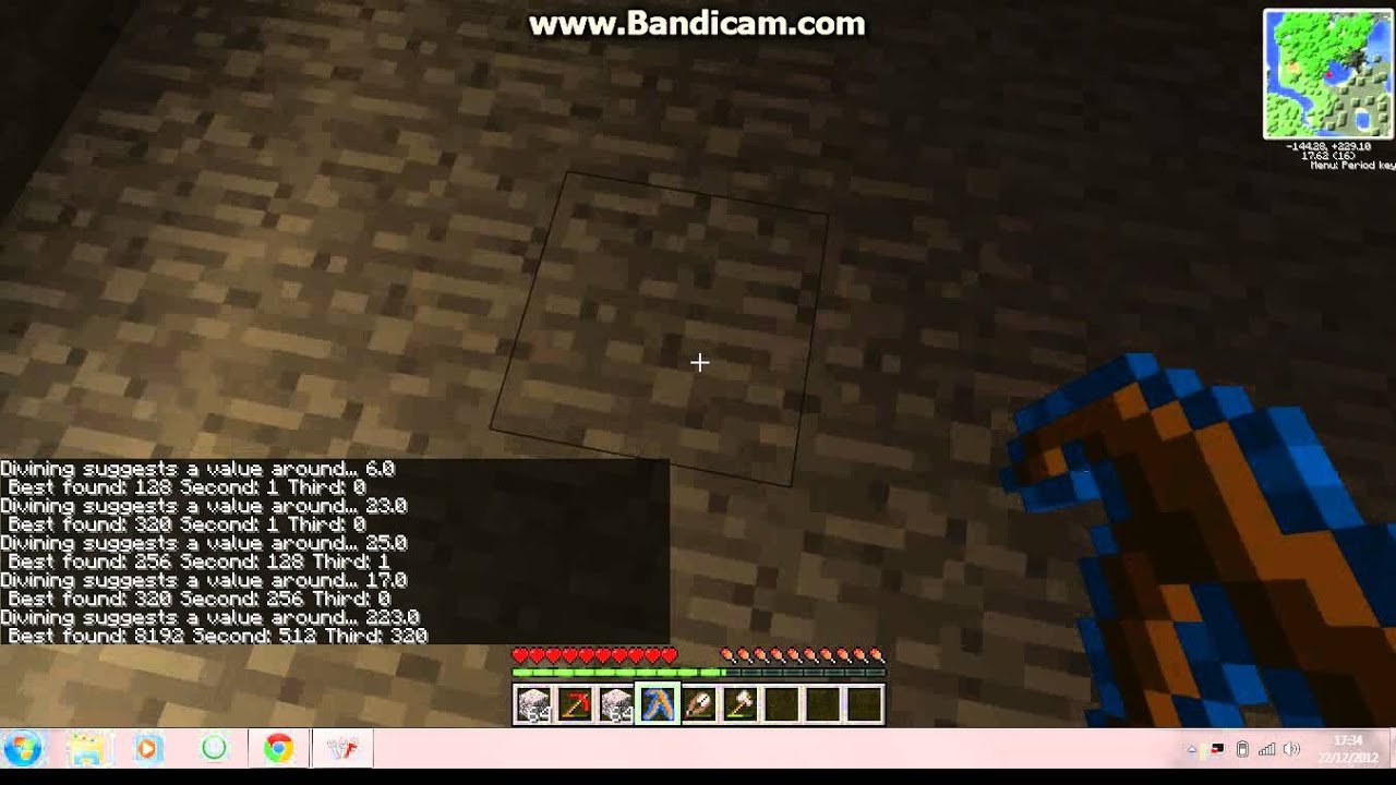 Divining Rod Minecraft tekkit how to find diamonds (divining rod method) - YouTube