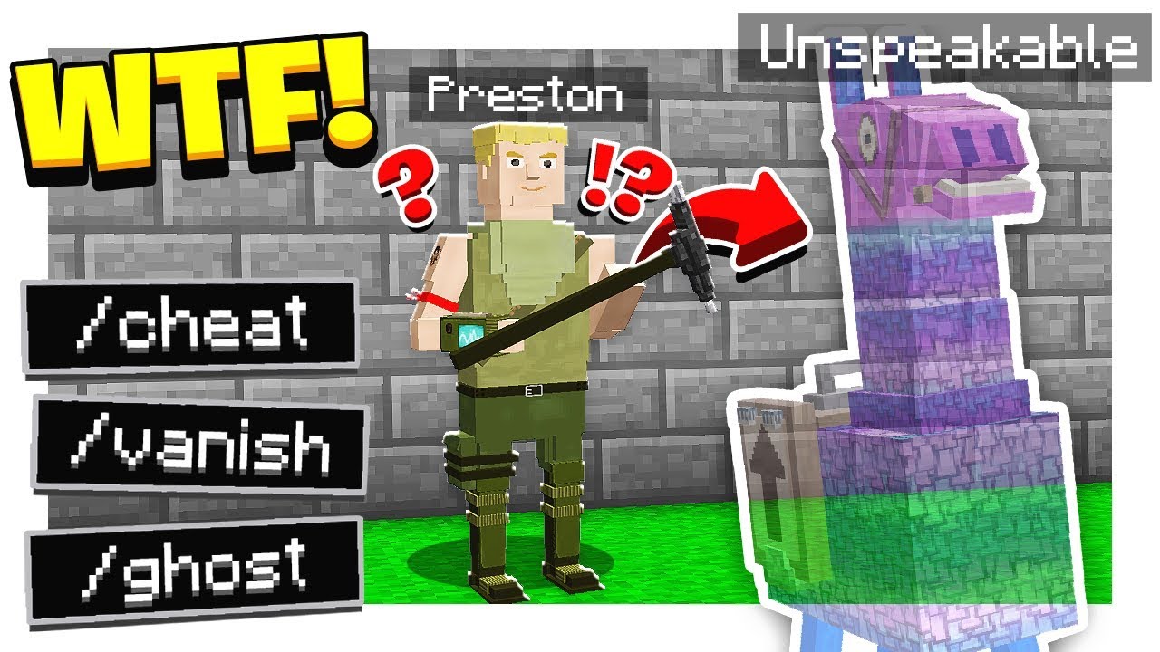 minecraft hide and seek unspeakable