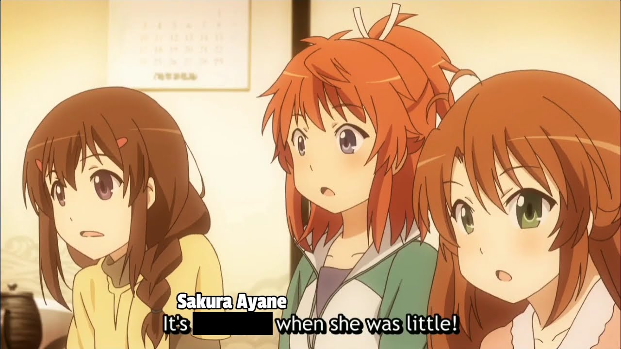 Sakura Ayane makes Koshigaya Natsumi cringed