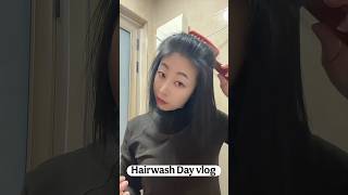 Hair Wash Routine! 💆‍♀️ Transform Frizzy Hair into Glass-Shine ✨ #hairwash #glasshair #asmr