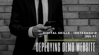 Digital Skills Internship Program B02 - Deploy Website on WordPress | Web Design | SEO