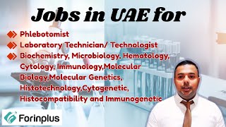 Lab & Medical Jobs in UAE | Phlebotomist, Technologist & Specialized Fields
