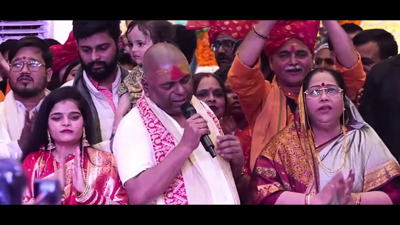 Karauli Shankar Mahadev Kanpur babaji ka happy birthday per Gurudev Ne sunaya Pyara Sa bhajan