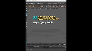 How to Create a Realistic 3D Pillow In Maya #learnwithshajrun #tipsandtricks #autodesk