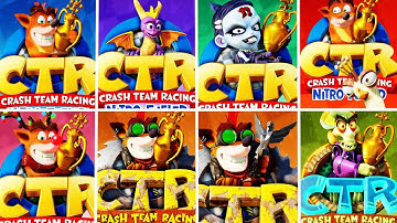 Crash Team Racing Nitro-Fueled - Intro Comparison + All Grand Prix Intros