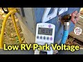 Progressive Industries EMS Alerts Me to Low RV Park Voltage Problem