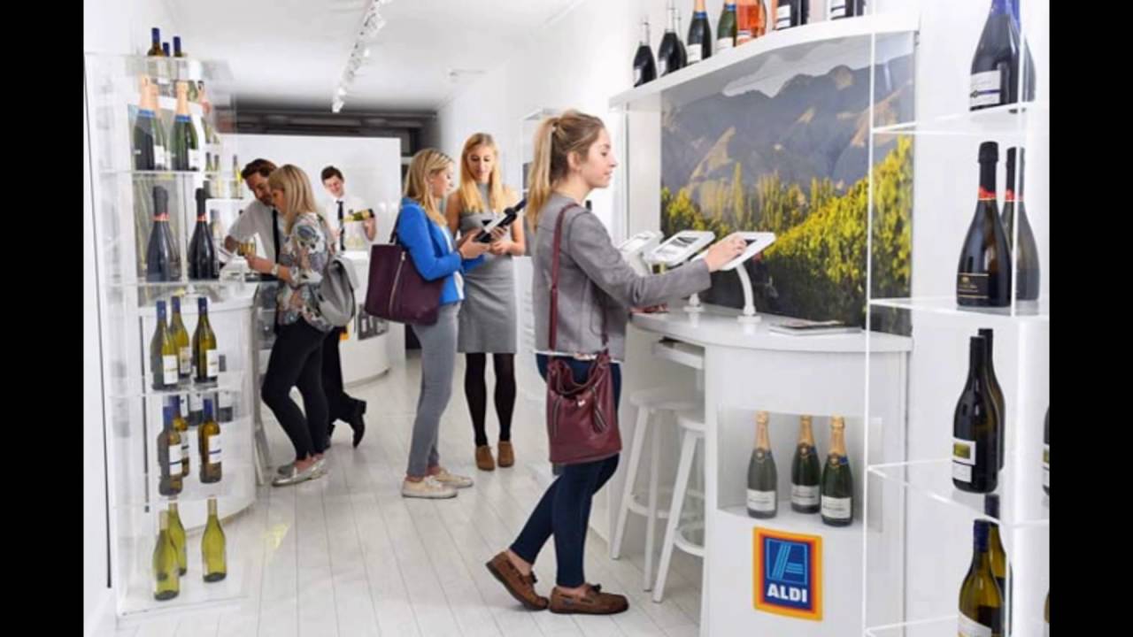 Aldi Wine Pop-Up-Store
