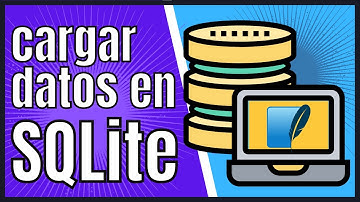 ¿Cómo cargar datos en SQLite?
