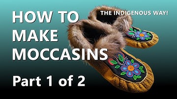 How To Make Moccasins Part 1: Pattern Prep & Cutting (4K)