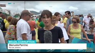 Protesters call for Rousseff's resignation in Brazil, Manuela Parrino reports