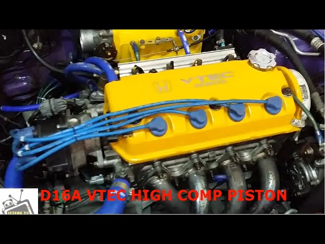ENGINE D16A VTEC SOHC HONDA EG9 SR4 HIGH COMPRESSION PISTON ENGINE