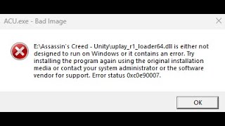ACU.exe Bad image | Bad image windows 11 & 10 fixed | assassin's creed unity bad image  #acu.exe#fix screenshot 3
