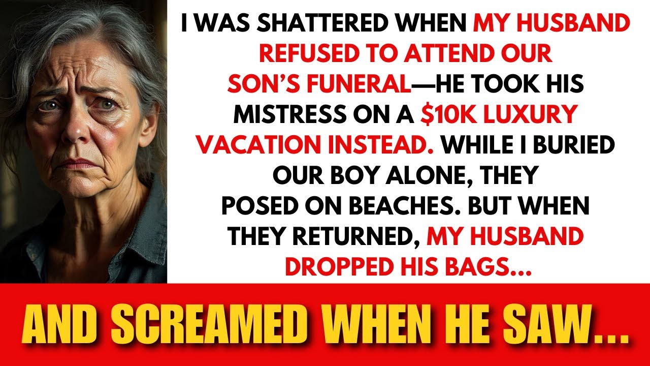 My Husband Refused to Attend Our Son’s Funeral—He Took His Mistress On A $10k Vacation Instead