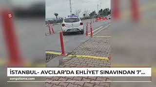 İstanbul - Avcılarda Ehliyet Sınavından 7Nci Kez Kalan Genç Duruma Tepki Gösterdi