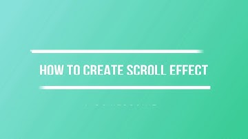 PowerPoint Tutorial : How to create Scroll Effect using Line Animation