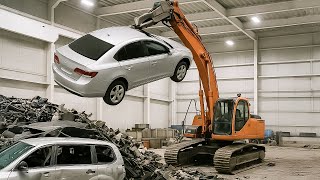 How Millions Of Old Cars Are Recycled Into New Steel | Massive Car Recycling Line