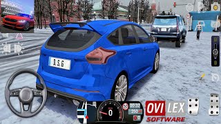 Driving School Sim - Ford Focus RS Driving in Moscow - Car Games Android Gameplay screenshot 5