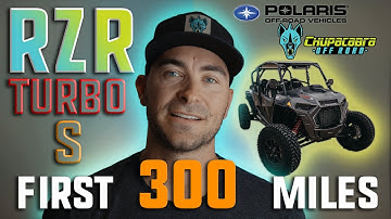 300 Miles on my New RZR Turbo S Dynamix – First Impression