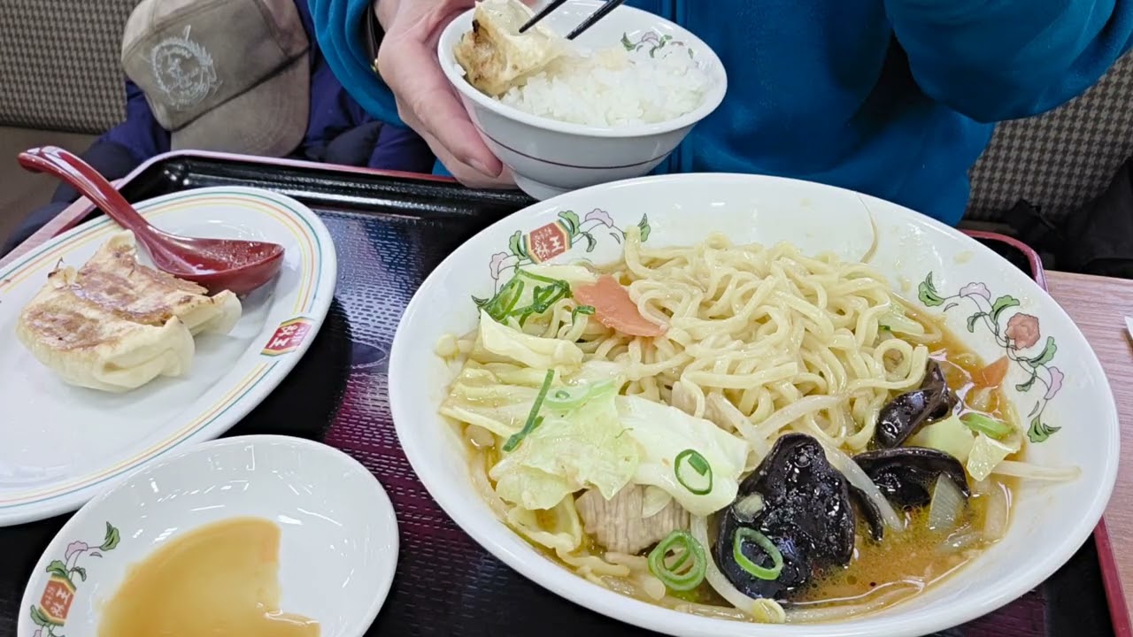 #野菜煮込みラーメン　#餃子の王将3月フェア　野菜煮込みラーメンＢセット１２００円　大垣市林町王将林町店　