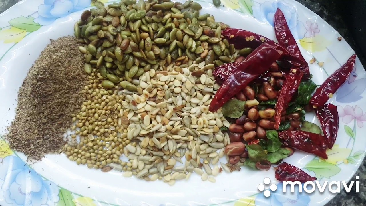 Dry fruits side dish(karam podi) YouTube