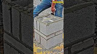 건축 현장 기술자가 극찬한 가장 경제적인 기둥 시공 노하우 #worker #process #mason #genius #hacks