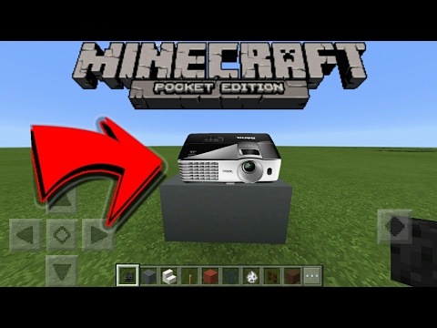 COMO FAZER UM PROJETOR NO MINECRAFT PE 1.0.3 (Sem Mods ou Addon) - YouTube