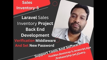 05.[Sales Inventory] Set Password With Token Verification Middleware Laravel Back End  Part: 5