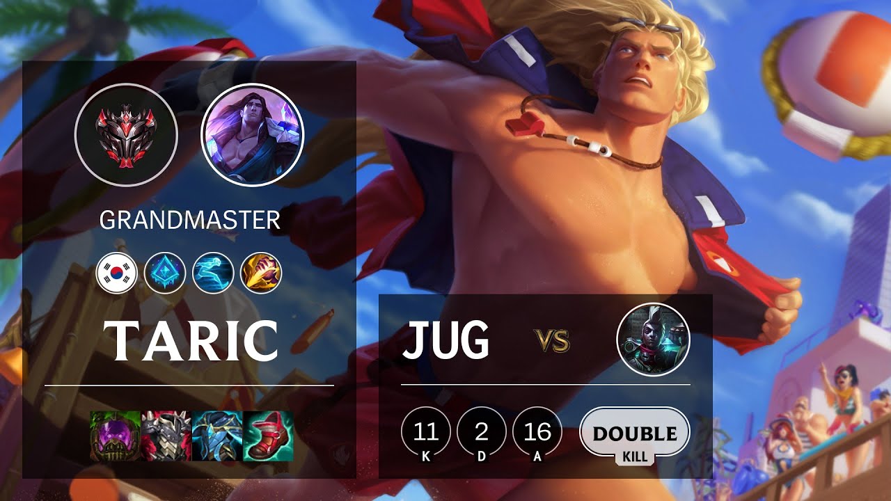 Taric Jungle vs Ekko - KR Grandmaster Patch 11.18