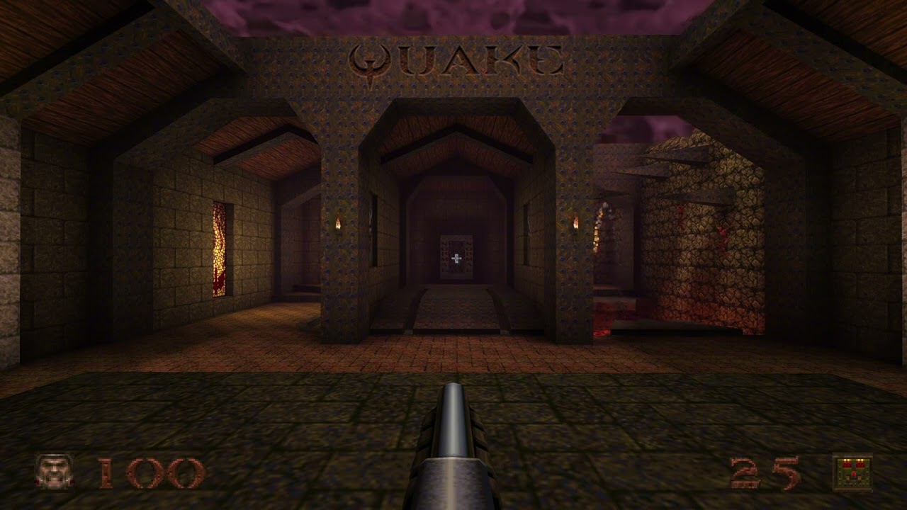 Quake - 1996 - 1 Hour of Starting Zone Ambience - ASMR