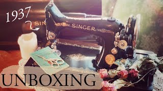 I Bought My First Antique Sewing Machine | Unboxing Singer 99-13
