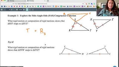 Geometry. 4-3: Proving and Applying the SAS and SSS Congruence Criteria