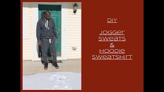DIY [Beginner Sewing] Jogger sweats & Hoodie