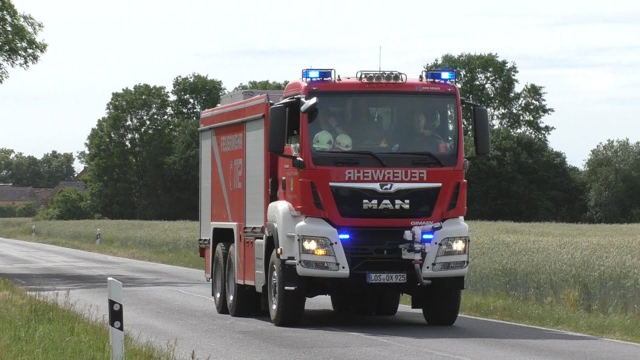 [800ha Waldbrand in Jüterbog]  Einsatzfahrten am 9. 6. 2019