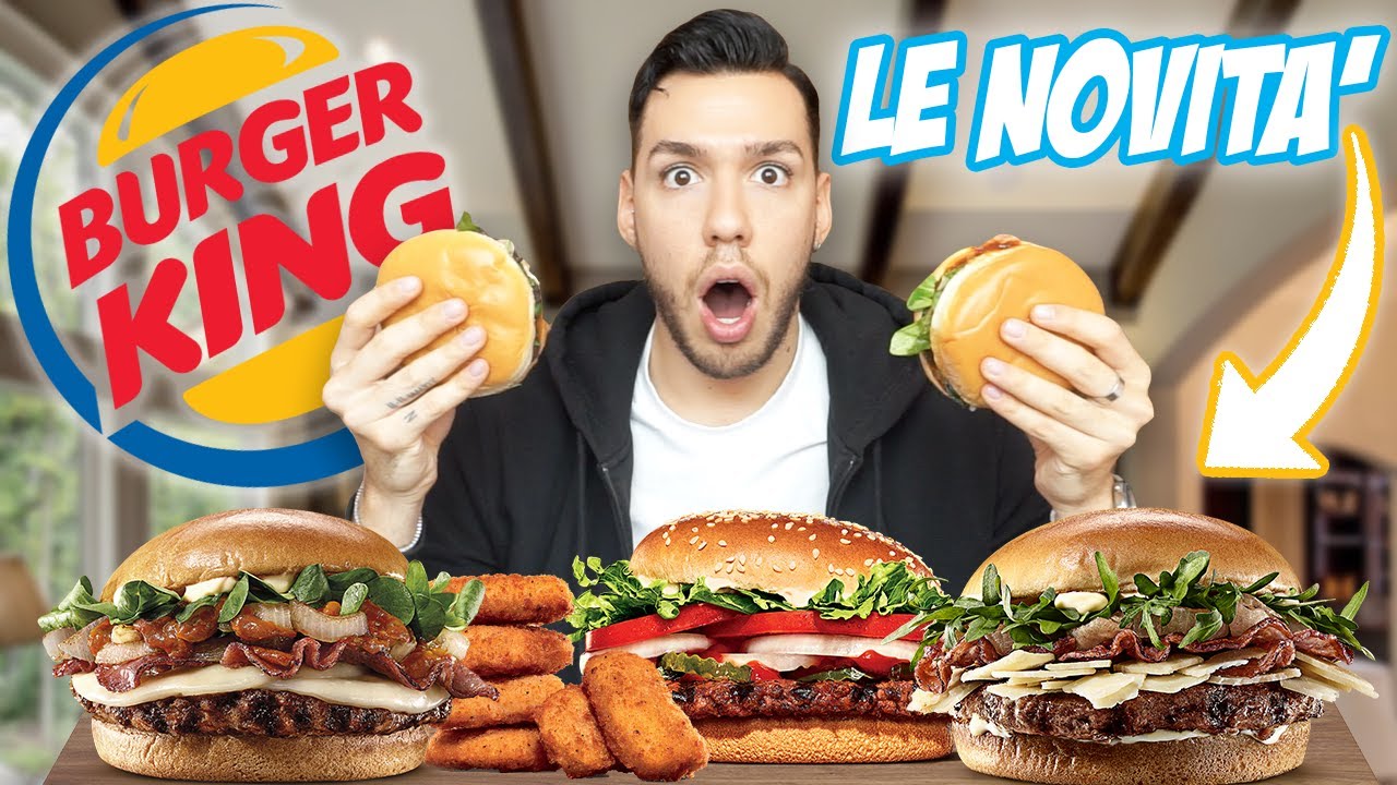 PROVO TUTTE LE NOVITÀ DI BURGER KING!!!