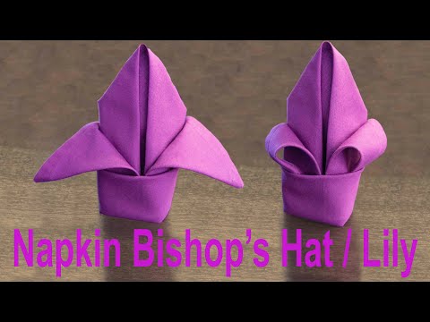 Napkin Fold Bishop's