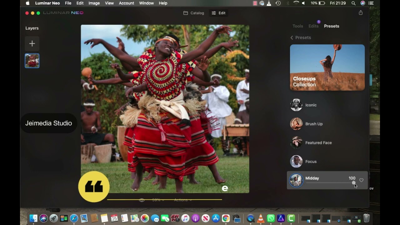 Photo enhancement in Lumar Neo