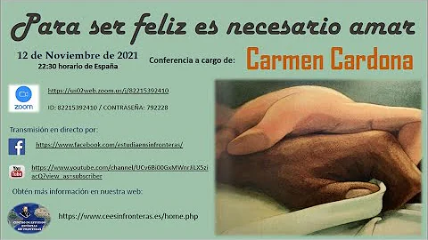 CARMEN CARDONA / PARA SER FELIZ ES NECESARIO AMAR ...