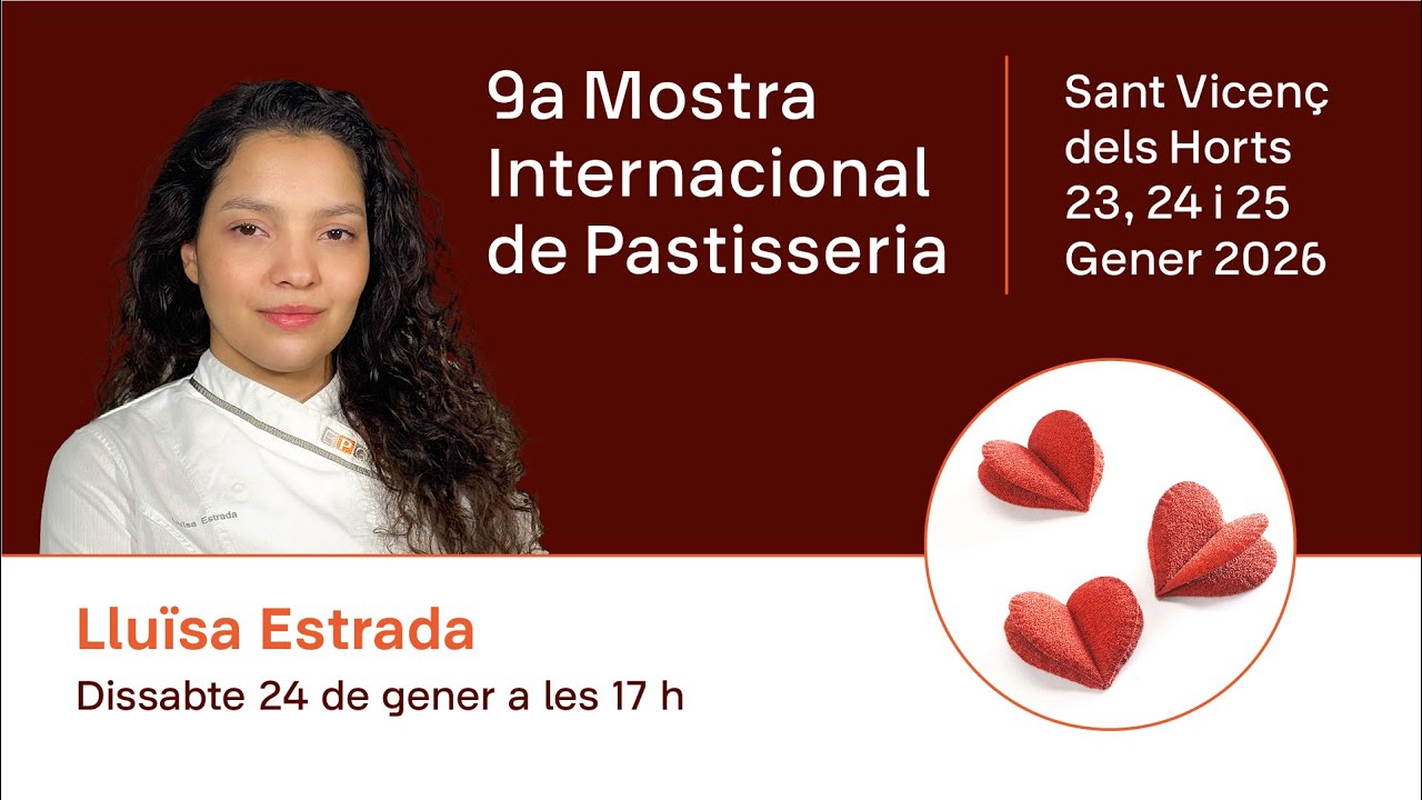 Recepta Lluïsa Estrada Arias, 9a Mostra Internacional de Pastisseria