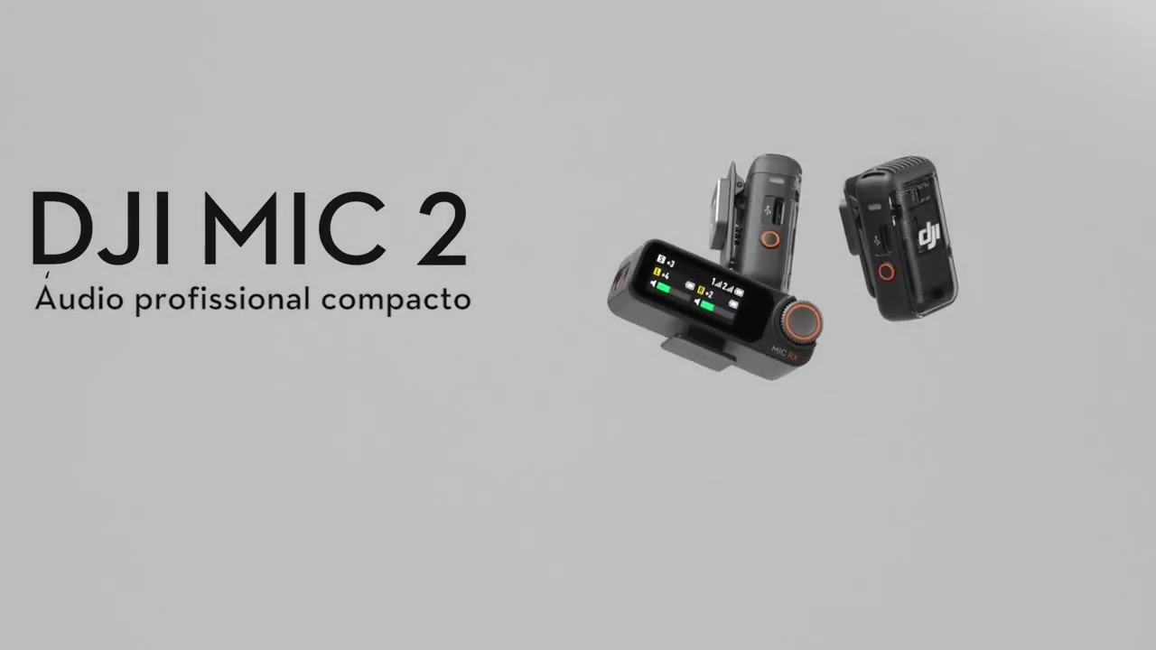 DJI Mic 2 - FlyPro - A melhor loja de Drones do Brasil!