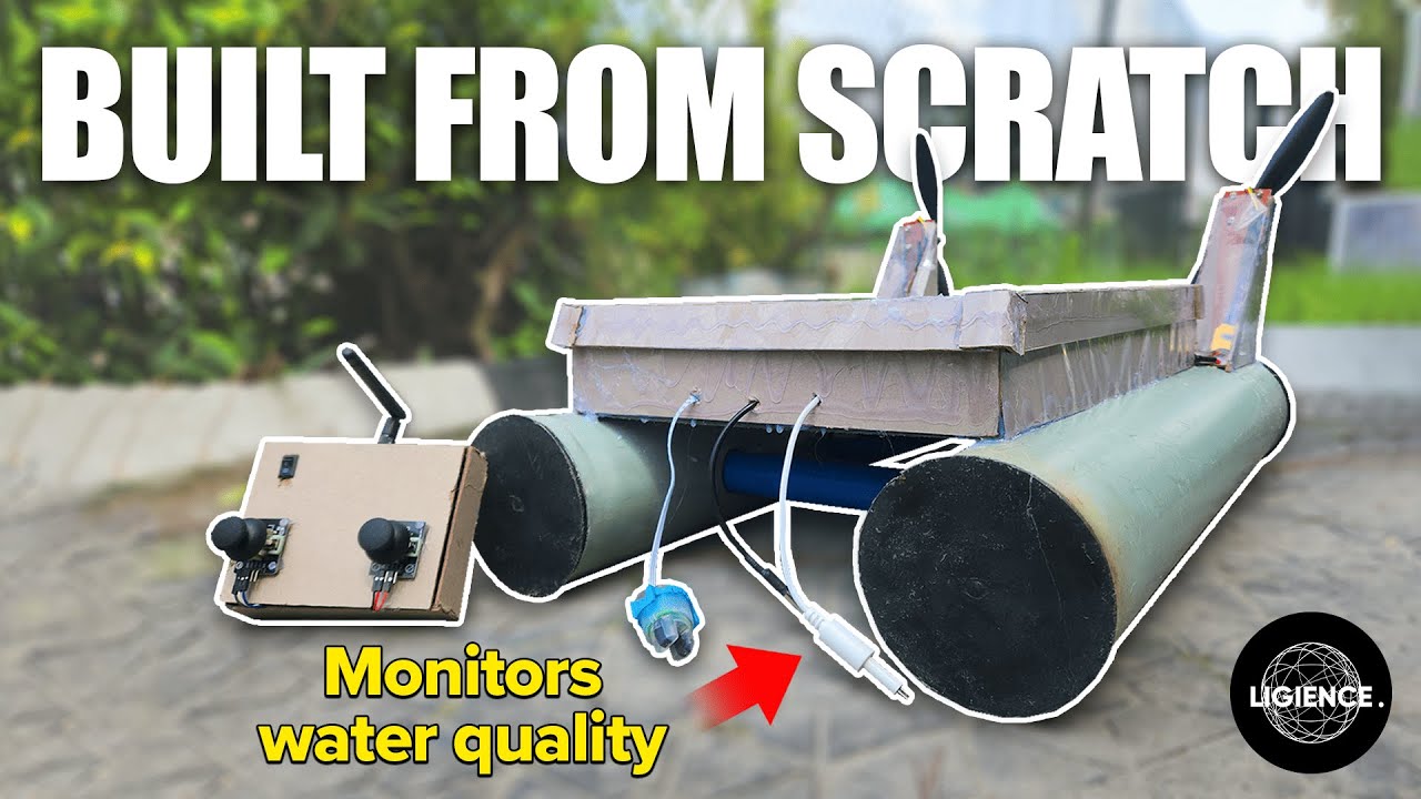 How I Built An RC Boat That Monitors Water Quality From Scratch