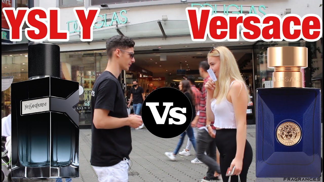 Yves Saint Laurent Y edp vs Versace Dylan Blue